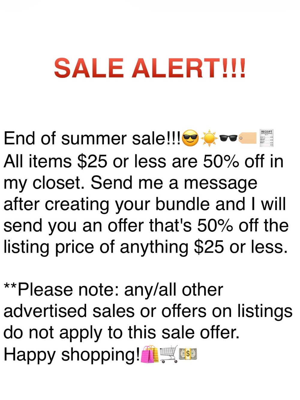 Sale Alert Poster - Picture 1 of 1